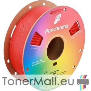 Polymaker PLA филамент Polymaker Panchroma Basic PLA, 1.75 mm, 1.0 kg, Red - tonermall