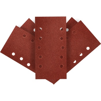 GRAPHITE Велкро шкурка 115 x 230 mm, K 80, 5 бр. , с отвори 54H003 (54H003)