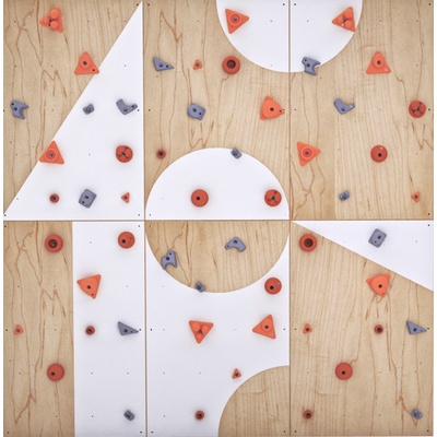 BLOCKids lezecká stěna sada 6 vnitřní Modré chyty