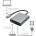 4smarts USB-C to Ethernet and USB-C Adapter - адаптер USB-C към Ethernet за устройства с USB-C порт (черен)