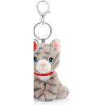 Keel Toys Плюшен ключодържател Keel Toys Keeleco - Сиво коте, 12 cm (BC4469) - ozone
