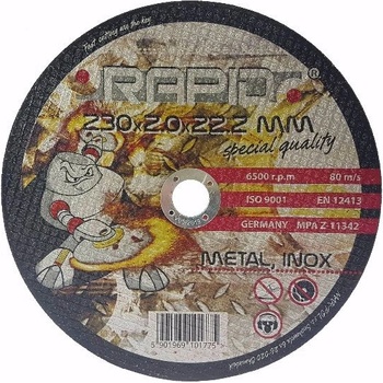 Rapid Kotouč řezný 230 x 2,0 x 22,2 mm M08256