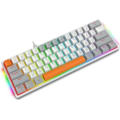 Redragon Akali Grey RGB Red Switch K642WGO-RGB