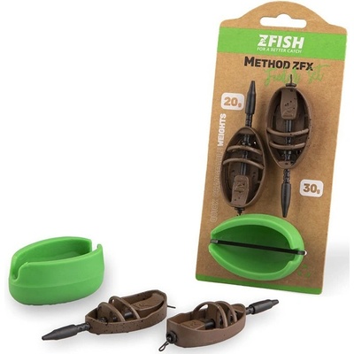 Krmítková Sada Zfish Method Feeder Set ZFX 2+1 30gr + 40gr + Formička