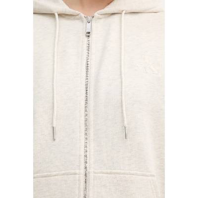 Calvin Klein суичър с цип и качулка дамски от памук (LV047F205G)