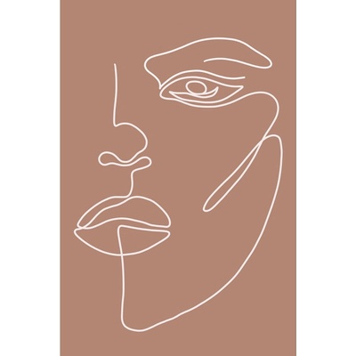 Veronika Boulová Постер 29x41 cm Woman Face - Veronika Boulová (vboulova.14)