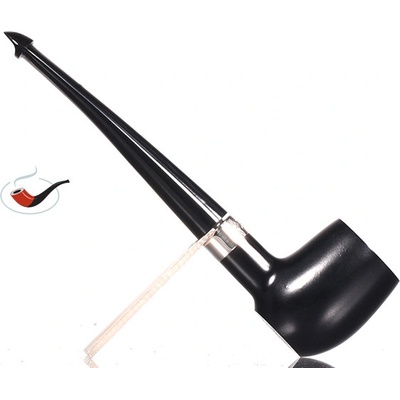 Peterson of Dublin Dýmka Barrel Ebony Silver