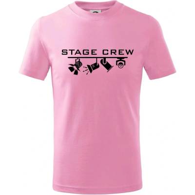 Osvetľovač stage crew tričko Ružová