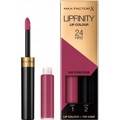 Max Factor Lipfinity 24HRS Lip Colour dlouhotrvající rtěnka s balzámem 108 Frivolous 4,2 g – Zboží Dáma