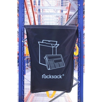 Závěsné pytle na regály pro třídění odpadu, RackSack 160 l, ''smíšená recyklace'' – modrá, 1000×920 mm, balení 10 ks
