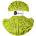 Bobbiny Premium Braided Cord 5 mm 100 m Dopamine Lime юта (XX-E4116)