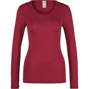 Engel Дамско копринено термобельо Engel Women's Undershirt L/S Merino base layer - Mallow - размер 38/40 (EU) (114-0634-0912)