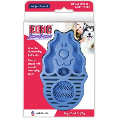 Kong Zoom Groom kartáč pro psy 11 cm – Zboží Dáma