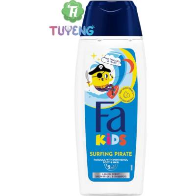 Fa Kids sprchový gel a šampon divoký pirát 250 ml – Sleviste.cz