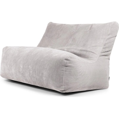 SLOWDOWN Светлосив пуф от рипсено кадифе Sofa Seat Lounge - SLOWDOWN (SF90D WA WG)