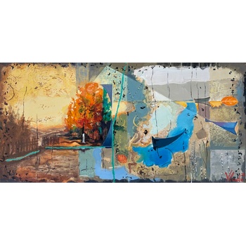 Абстрактна картина " Есенна тишина"