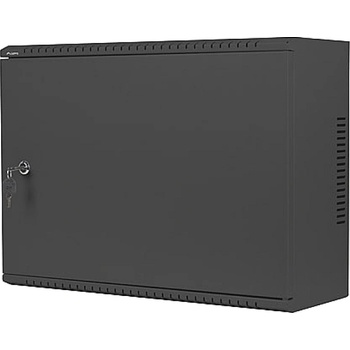 Lanberg rack cabinet 19" wall-mount 4U+3u/540x200 low-profile black (assembled) (WAF1-5203-04-00B)
