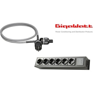 Gigawatt PF-1e + Power Sync Plus - Мрежова лента с захранващ кабел с дължина 1, 5м (063890)
