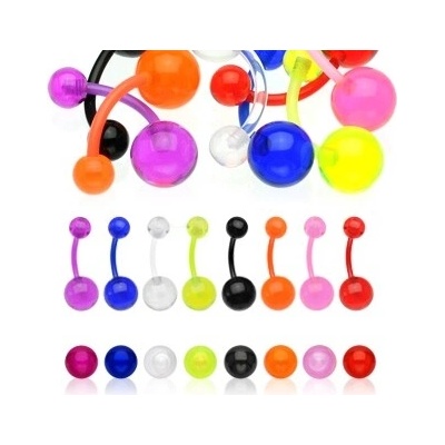 Šperky4U piercing do pupíku banánek BA01051-K