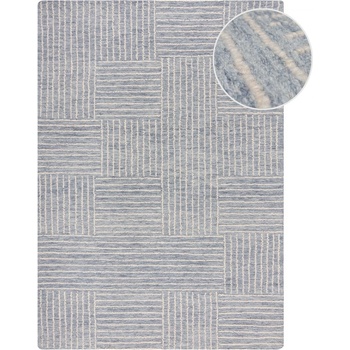 Flair Rugs Светлосин ръчно изработен вълнен килим 120x170 cm Memphis Wool - Flair Rugs (503119376092)