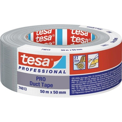 Tesa Páska textilní opravná 50 mm x 50 m stříbrná 74613