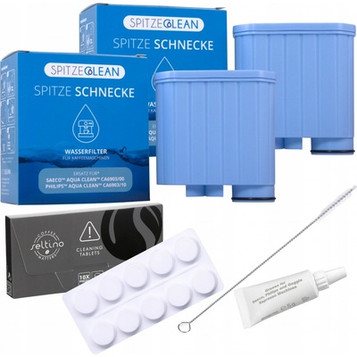 Spitze Clean Schnecke 2 ks + Seltino Clean + mazivo HD5061/01