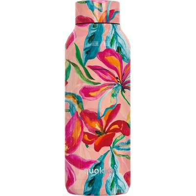 Quokka Nerezová termoláhev Solid 510 ml tropical bloom