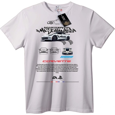 NOONEBRAND Тениска Need for Speed Corvette - XS, Black