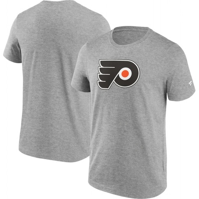 Fanatics pánské tričko Philadelphia Flyers Primary Logo Graphic T-Shirt Sport gray heather