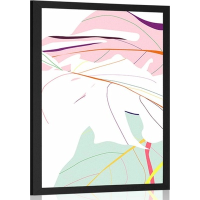 Plakát neobyčejnost listů - 20x30 black