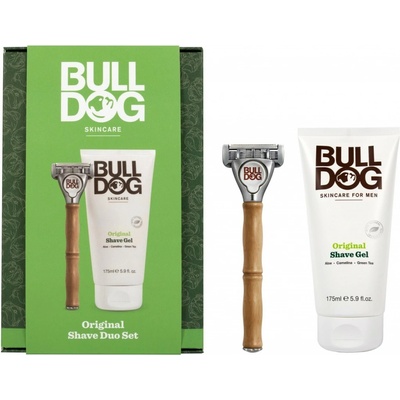 Bulldog Original gél na holenie 175 ml + holiaci strojček darčeková sada