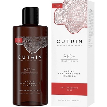 CUTRIN Bio+ Биоактивен шампоан против пърхот за лющещ и мазен скалп, 250 ml