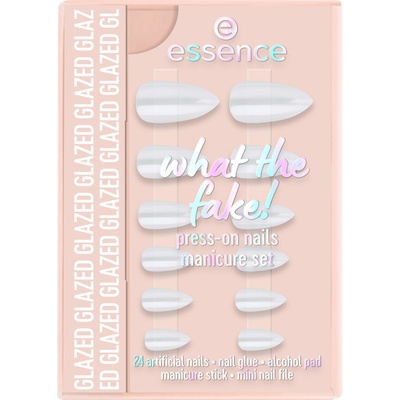 essence what the fake! umělé nehty 01 GLAZED 28 ks