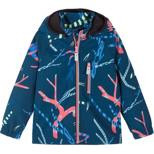Reima Детско софтшел яке Reima Kid's Vantti Softshell jacket - Navy AOP - размер 104 (EU) (703-6406-2015)