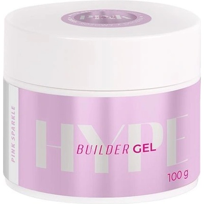 Mistero Milano Builder gel Hype gel pink sparkle 100 g