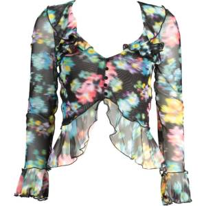 Desigual Дамска блуза с дълъг ръкав desigual, Цвят Черен (23swtkb0_nero_2000)