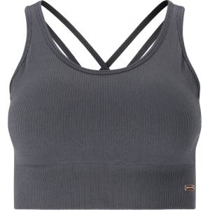 ATHLECIA Дамски спортен сутиен Athlecia Women's Aideny Seamless Rib Bra Sports bra - Ombre Blue - размер L/XL (114-3009-0313)