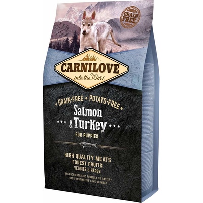 Carnilove Salmon & Turkey for Puppy 4 kg