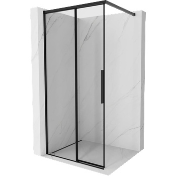 Mexen Rox душ стена Walk-in лява 100 x 200 cm, черна рамка 8 mm, черна - 8C2-100-003-70-70-L (8C2-100-003-70-70-L)