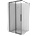 Mexen Rox душ стена Walk-in лява 100 x 200 cm, черна рамка 8 mm, черна - 8C2-100-003-70-70-L (8C2-100-003-70-70-L)