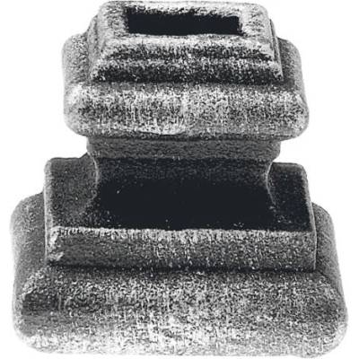 KP Ozdobný návlek pro kovaný plot, bránu a zábradlí 41.023, 40x38 mm, otvor 14,5 x 14,5 mm