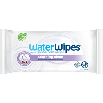Vlhčené obrúsky WaterWipes Bio Upokojujúce s extraktom levandule 60ks