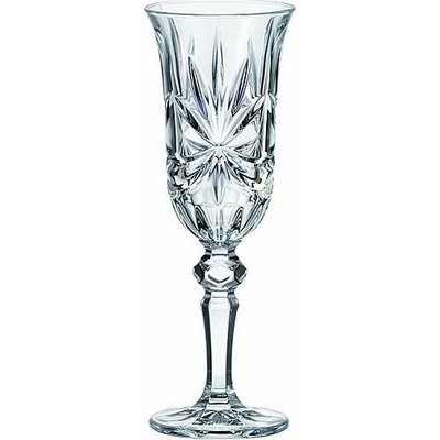 Crystal Bohemia poháre na sekt Lorey ribbon 6 x 150 ml