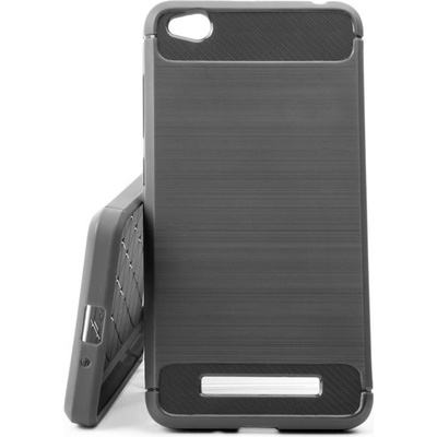 Pouzdro CARBON LUX Xiaomi Redmi 4A šedé