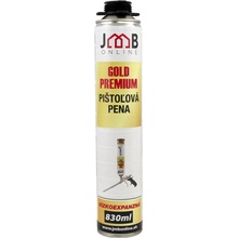 JMB Gold premium montážní nízkoexpanzní polyuretanová pěna pistolová 830 ml