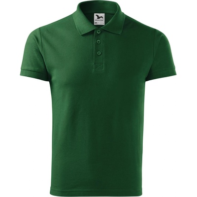 MALFINI Malfini cotton 212 / Мъжка поло тениска - бутилково зелено s (2120613)