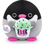 ZURU Snackles, Series 2, Penguin (Baskin Robbin), Plush Toy, Cuddly Squishy Comfort Plush with Licensed Snack Brand Accessory, Large (40 cm), Brown Box, (Penguin) - 77606G (77606G)