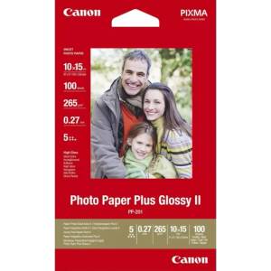 Canon Photo Paper Plus Glossy II PP-201 фотохартия 10x15 см (4x6), 265 g/m2, 100 листа (CANON PAPER PP-201 4X6)