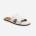 Wheres That From Сандали Wheres That From Women's Where's Sliders Flat Sandals - White