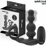  Пенис ринг с въртящ се анален стимулатор - Addicted Toys Massager (D-244706)